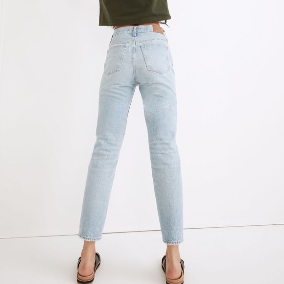 BNWT Madewell The Perfect Vintage Jean in Grandbay Wash: Ripped Edition Size 26 - Picture 3 of 4